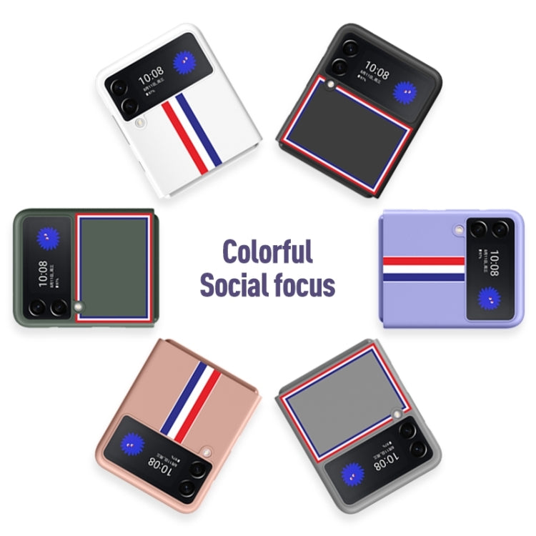 Custodia per telefono opaca Skin Feel resistente agli urti, For Samsung Galaxy Z Flip4