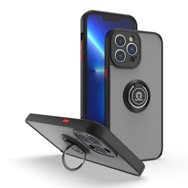 Custodia per telefono Q Shadow 1 serie TPU + PC con supporto ad anello, For iPhone 14 Pro Max, For iPhone 14 Pro, For iPhone 14 Max