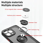 Custodia per telefono Q Shadow 1 serie TPU + PC con supporto ad anello, For iPhone 14 Pro Max, For iPhone 14 Pro, For iPhone 14 Max