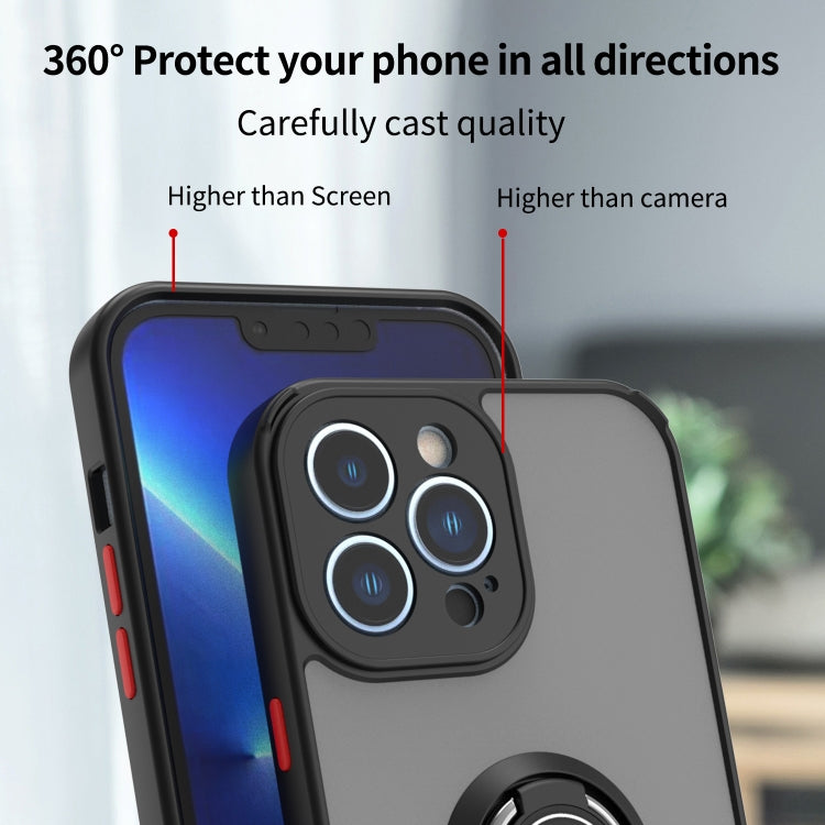 Custodia per telefono Q Shadow 1 serie TPU + PC con supporto ad anello, For iPhone 14 Pro Max, For iPhone 14 Pro, For iPhone 14 Max