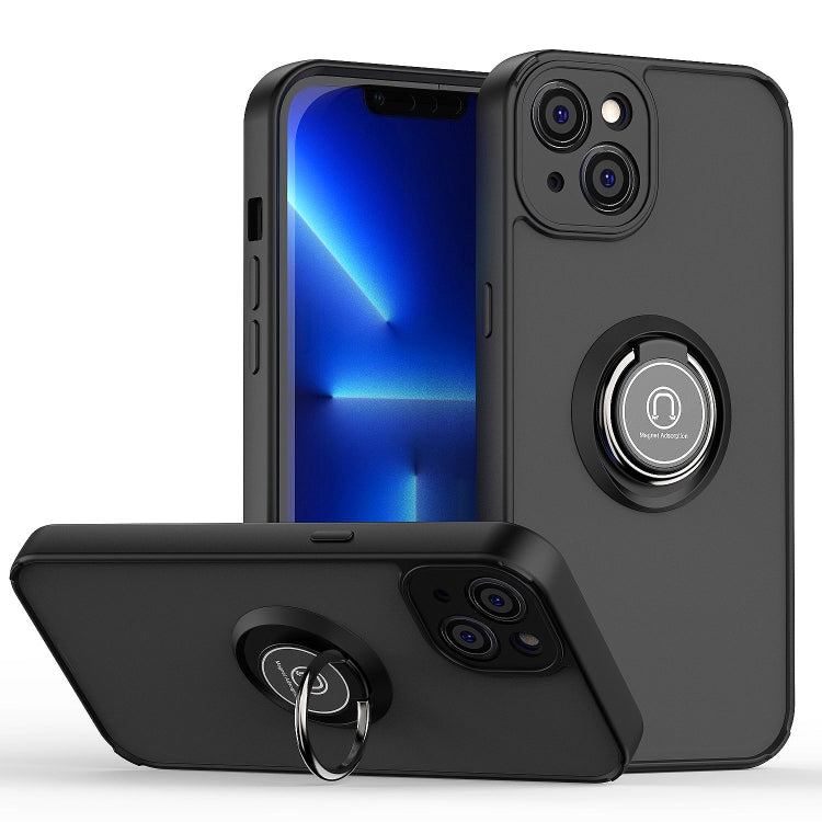 Custodia per telefono Q Shadow 1 serie TPU + PC con supporto ad anello, For iPhone 14 Pro Max, For iPhone 14 Pro, For iPhone 14 Max