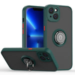 Custodia per telefono Q Shadow 1 serie TPU + PC con supporto ad anello, For iPhone 14