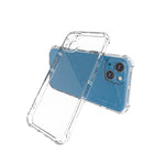 Custodia protettiva trasparente in TPU anti-caduta a doppio osso dritto, For iPhone 14, For iPhone 14 Plus, For iPhone 14 Pro, For iPhone 14 Pro Max