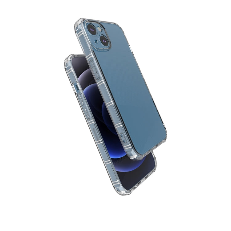 Custodia protettiva trasparente in TPU anti-caduta a doppio osso dritto, For iPhone 14, For iPhone 14 Plus, For iPhone 14 Pro, For iPhone 14 Pro Max