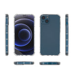 Custodia protettiva trasparente in TPU anti-caduta a doppio osso dritto, For iPhone 14, For iPhone 14 Plus, For iPhone 14 Pro, For iPhone 14 Pro Max