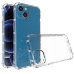 Custodia protettiva trasparente in TPU anti-caduta a doppio osso dritto, For iPhone 14, For iPhone 14 Plus, For iPhone 14 Pro, For iPhone 14 Pro Max
