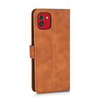 Custodia per telefono in pelle con vibrazione magnetica Skin Feel, For Samsung Galaxy A03 166mm