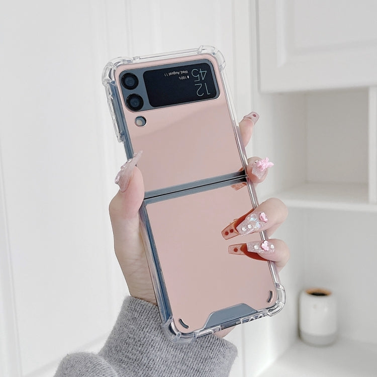 Custodia per telefono in TPU antiurto a specchio, For Samsung Galaxy Z Flip4