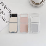 Custodia per telefono in TPU antiurto a specchio, For Samsung Galaxy Z Flip4