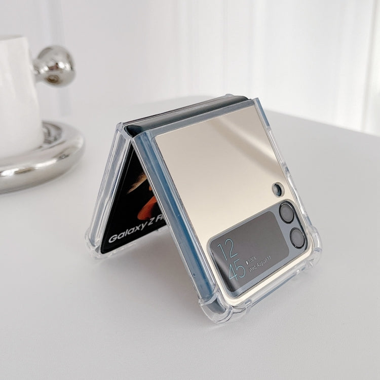 Custodia per telefono in TPU antiurto a specchio, For Samsung Galaxy Z Flip4