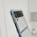 Custodia per telefono in TPU antiurto a specchio, For Samsung Galaxy Z Flip4