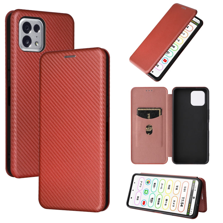 Custodia per telefono in pelle magnetica con trama in fibra di carbonio, For Tone E22, For vivo S12 5G / V23 5G, For Redmi Note 11T Pro / Note 11T Pro+ 5G, For Motorola Moto G42