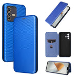 Custodia per telefono in pelle magnetica con trama in fibra di carbonio, For Tone E22, For vivo S12 5G / V23 5G, For Redmi Note 11T Pro / Note 11T Pro+ 5G, For Motorola Moto G42