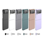 Custodia per telefono pieghevole ultrasottile spruzzata d'olio, For Samsung Galaxy Z Flip4