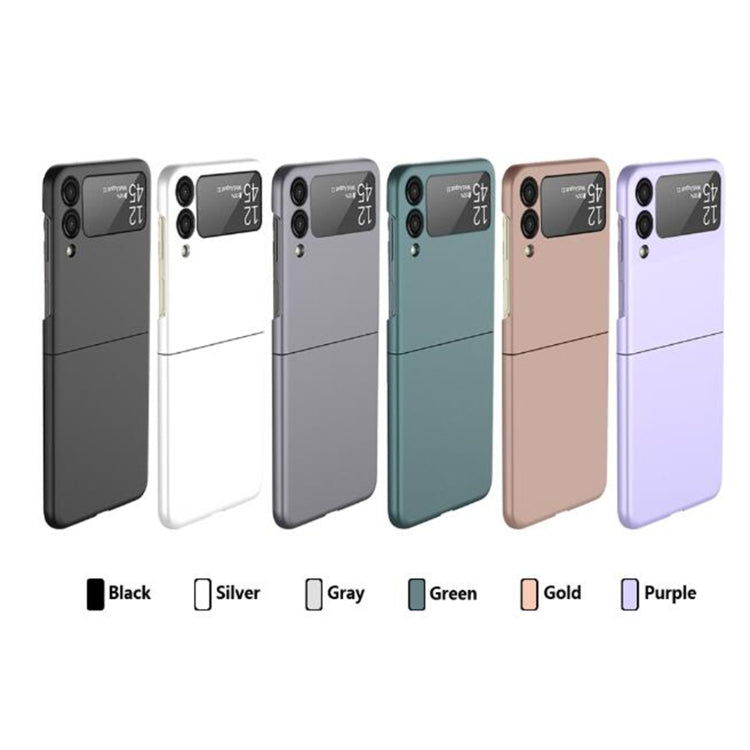 Custodia per telefono pieghevole ultrasottile spruzzata d'olio, For Samsung Galaxy Z Flip4