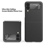 Custodia per telefono pieghevole ultrasottile spruzzata d'olio, For Samsung Galaxy Z Flip4