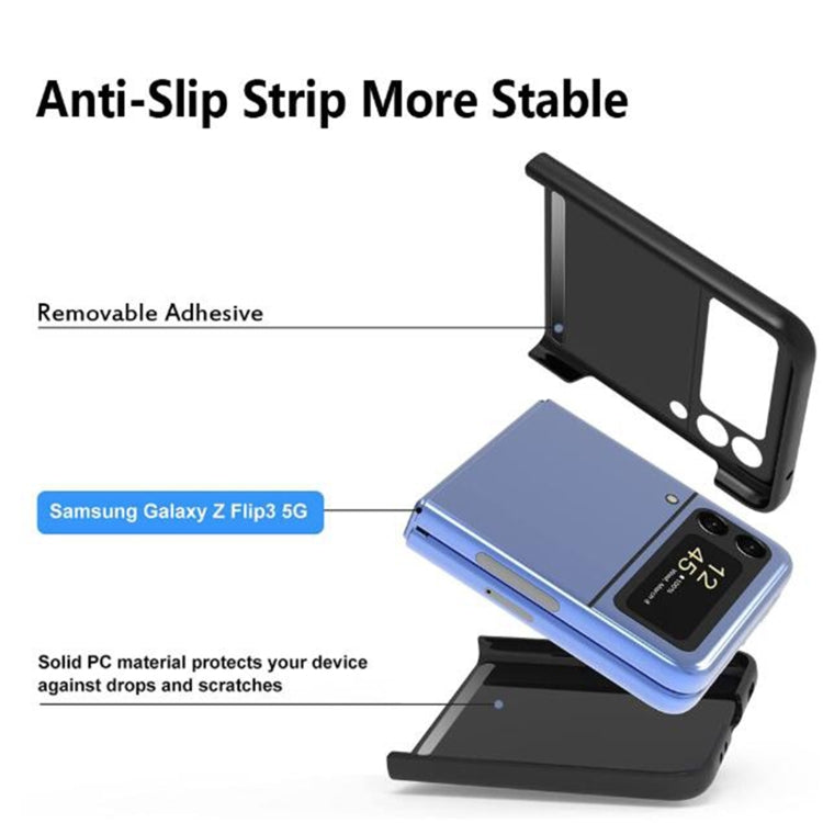 Custodia per telefono pieghevole ultrasottile spruzzata d'olio, For Samsung Galaxy Z Flip4