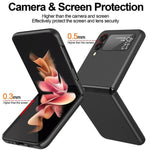 Custodia per telefono pieghevole ultrasottile spruzzata d'olio, For Samsung Galaxy Z Flip4