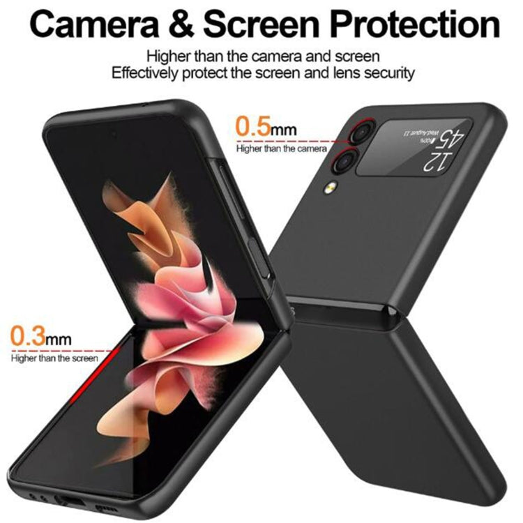 Custodia per telefono pieghevole ultrasottile spruzzata d'olio, For Samsung Galaxy Z Flip4