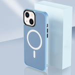 Skin Feel TPU + custodia per telefono MagSafe per PC smerigliato, For iPhone 14, For iPhone 14 Plus, For iPhone 14 Pro