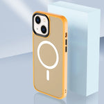 Skin Feel TPU + custodia per telefono MagSafe per PC smerigliato, For iPhone 14, For iPhone 14 Plus, For iPhone 14 Pro