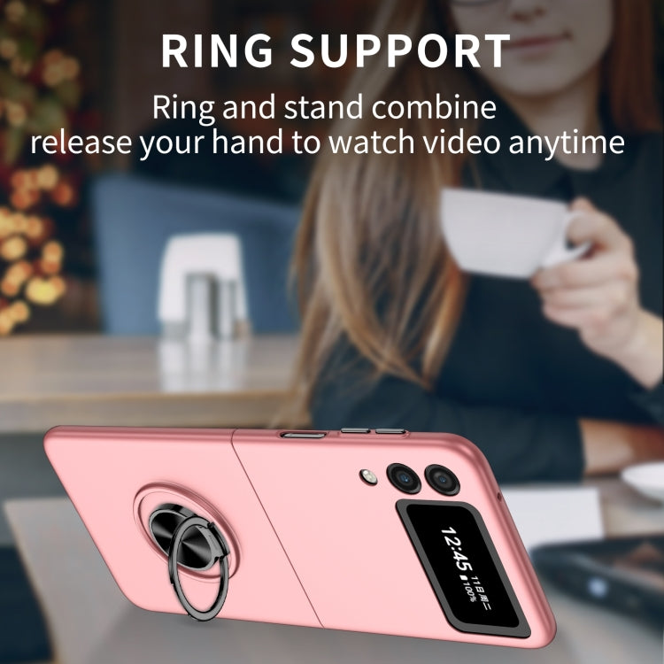 Cassa del telefono del supporto dell'anello dell'armatura, For Samsung Galaxy Z Flip4