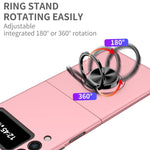 Cassa del telefono del supporto dell'anello dell'armatura, For Samsung Galaxy Z Flip4