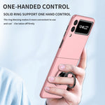 Cassa del telefono del supporto dell'anello dell'armatura, For Samsung Galaxy Z Flip4