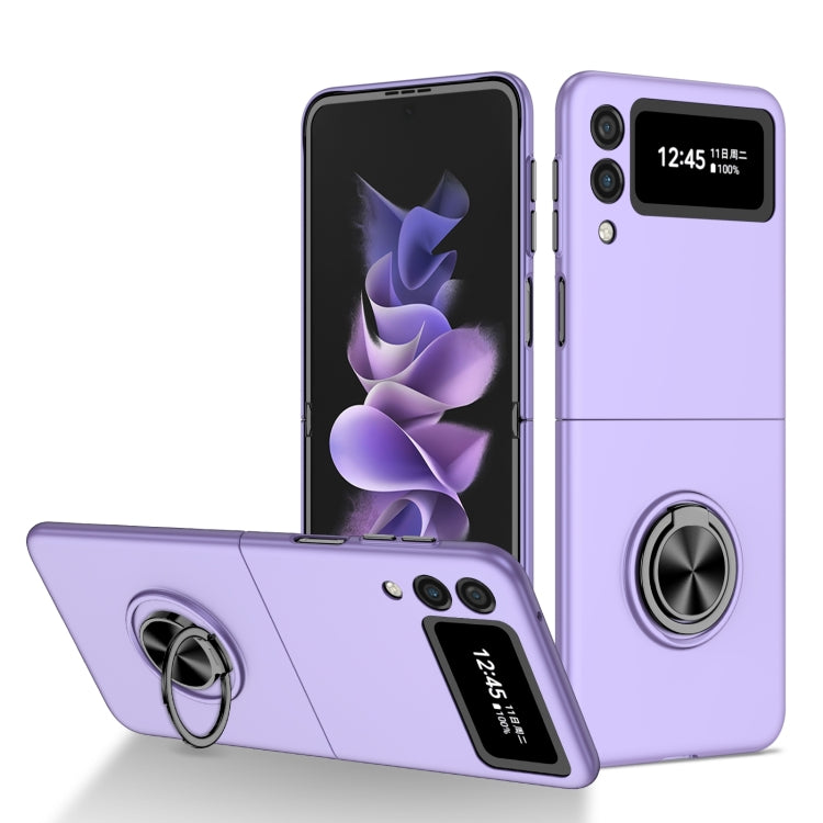 Cassa del telefono del supporto dell'anello dell'armatura, For Samsung Galaxy Z Flip4