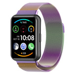 Per Huawei Watch Fit 2 Milan cinturino magnetico in acciaio inossidabile