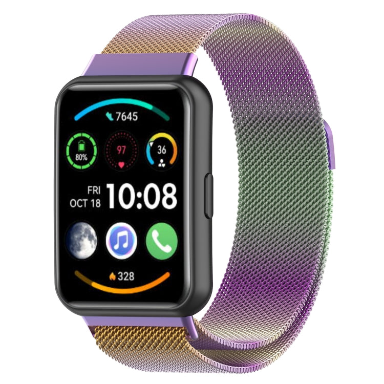 Per Huawei Watch Fit 2 Milan cinturino magnetico in acciaio inossidabile