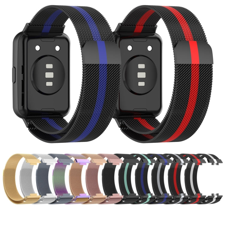 Per Huawei Watch Fit 2 Milan cinturino magnetico in acciaio inossidabile