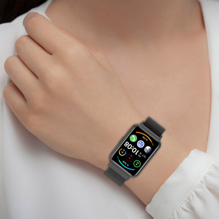 Per Huawei Watch Fit 2 Milan cinturino magnetico in acciaio inossidabile