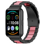 Per Huawei Watch Fit 2 cinturino in acciaio inossidabile con tre sfere in metallo