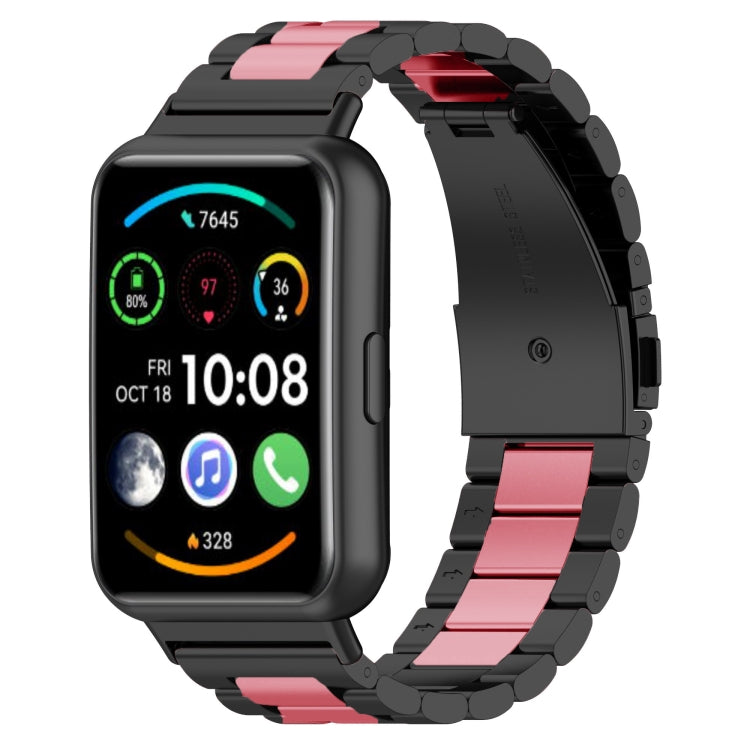 Per Huawei Watch Fit 2 cinturino in acciaio inossidabile con tre sfere in metallo