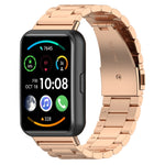 Per Huawei Watch Fit 2 cinturino in acciaio inossidabile con tre sfere in metallo