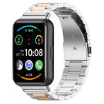 Per Huawei Watch Fit 2 cinturino in acciaio inossidabile con tre sfere in metallo