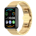 Per Huawei Watch Fit 2 cinturino in acciaio inossidabile con perlina in metallo