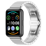 Per Huawei Watch Fit 2 cinturino in acciaio inossidabile con perlina in metallo