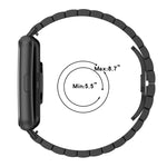 Per Huawei Watch Fit 2 cinturino in acciaio inossidabile con perlina in metallo
