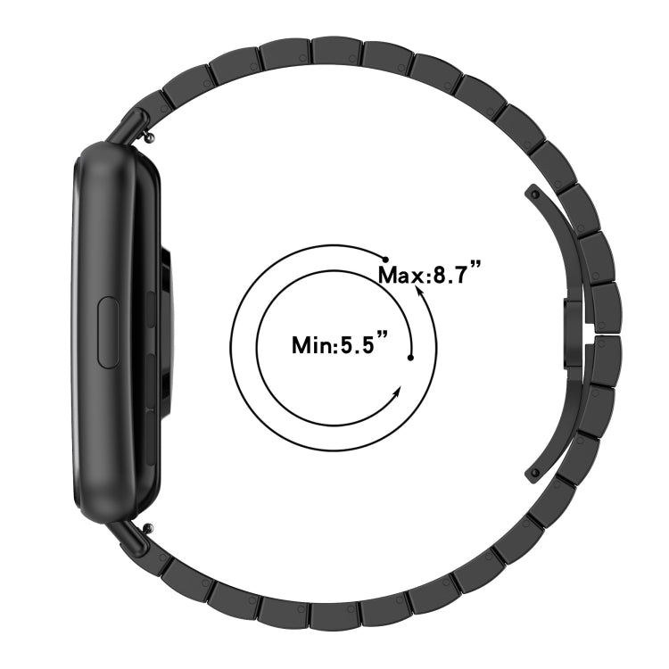 Per Huawei Watch Fit 2 cinturino in acciaio inossidabile con perlina in metallo