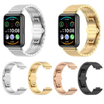 Per Huawei Watch Fit 2 cinturino in acciaio inossidabile con perlina in metallo