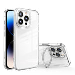 Custodia per telefono antiurto con staffa invisibile trasparente, For iPhone 14, For iPhone 14 Plus, For iPhone 14 Pro, For iPhone 14 Pro Max
