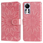 Custodia per telefono in pelle di girasole goffrata, For Infinix Hot 11s NFC, For Infinix Hot 11, For Infinix Hot 11s, For Infinix Hot 12i
