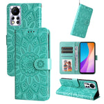 Custodia per telefono in pelle di girasole goffrata, For Infinix Hot 11s NFC, For Infinix Hot 11, For Infinix Hot 11s, For Infinix Hot 12i