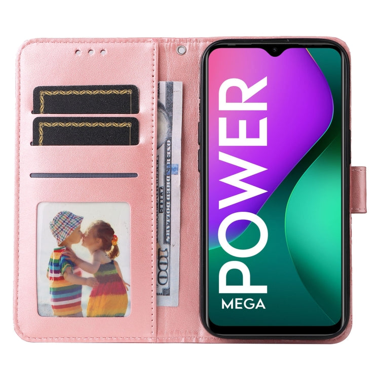 Custodia per telefono in pelle di girasole goffrata, For Infinix Smart 5