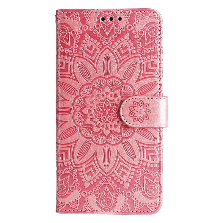 Custodia per telefono in pelle di girasole goffrata, For Infinix Smart 5
