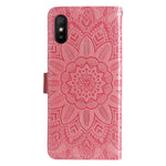Custodia per telefono in pelle di girasole goffrata, For Xiaomi Redmi 9A, For Xiaomi Redmi 9C / 10A, For Xiaomi Redmi 10C 4G, For Xiaomi Redmi K40 / K40 Pro / Xiaomi Poco F1