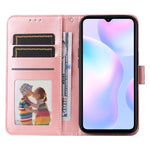Custodia per telefono in pelle di girasole goffrata, For Xiaomi Redmi 9A, For Xiaomi Redmi 9C / 10A, For Xiaomi Redmi 10C 4G, For Xiaomi Redmi K40 / K40 Pro / Xiaomi Poco F1