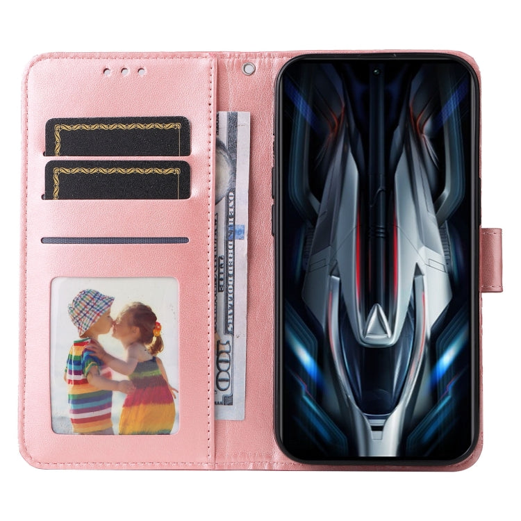 Custodia per telefono in pelle di girasole goffrata, For Xiaomi Redmi K50 Gaming 5G, For Xiaomi Redmi Note 10 Pro 5G, For Xiaomi Redmi Note 9 4G Foreign Version / 10X 4G, For Xiaomi Redmi Note 9S